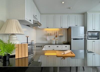 Modern kitchen with appliances and decor
