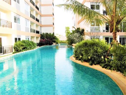 คอนโดนี้มี 2 ห้องนอน  อยู่ในโครงการ คอนโดมิเนียมชื่อ Park Lane Jomtien Resort 