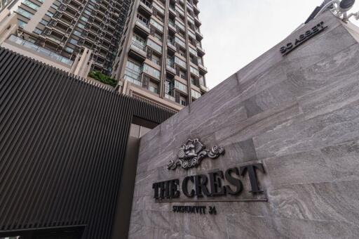 Condo for Rent at The Crest Sukhumvit 34