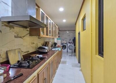 Modern kitchen with countertop and appliances