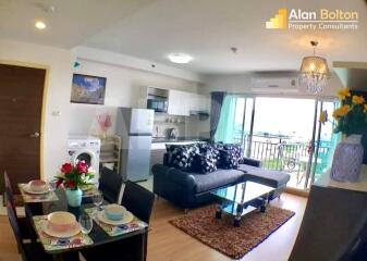 Ocean View 2 Bed 2 Bath Condo in Jomtien