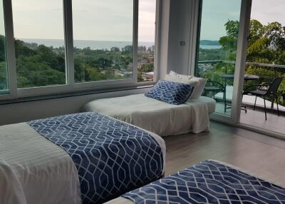 Bedroom with a scenic view