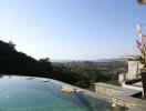 Outdoor pool with scenic view