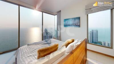 Luxury Ocean View 2 Bedroom 2 Bathroom Condo in Wongamat