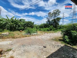 Empty land with greenery and clear skies