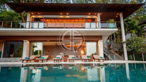 Super Luxury 6 Bedrooms villa with stunning ocean view in Kamala area