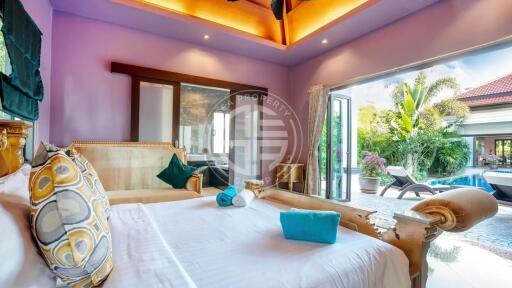 Exclusive 4  Bedrooms Cozy Pool Villa For Rent in Cherngtalay area