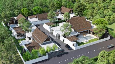 4 Bedrooms with Modern Traditional Thai design Villas in Bangtao area