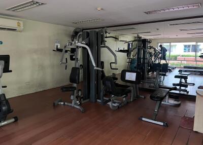 Well-equipped gym with modern workout machines