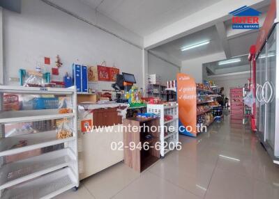 Interior of a small convenience store