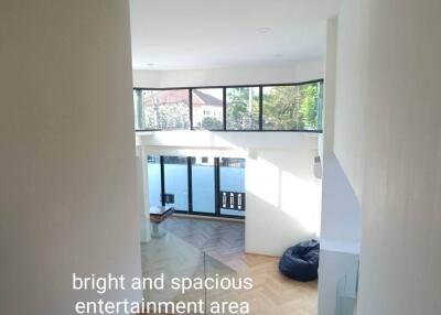 Bright and spacious entertainment area from 2nd floor