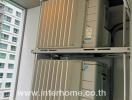 Balcony with air conditioning units