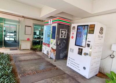 Vending machines in a common area