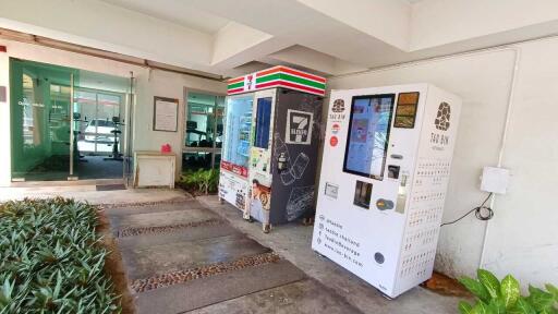 Vending machines in a common area