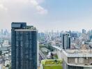 Cityscape view from high-rise building