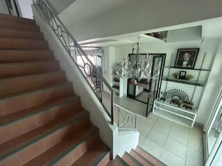 Main living area with staircase