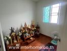 Small room with religious altar