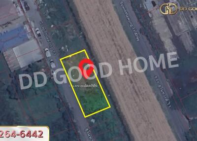Aerial view of a property plot