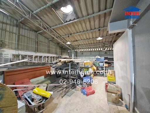 Residential warehouse with various stored items