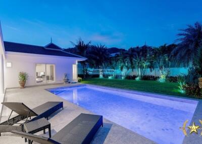 Falcon Hill pool villa in soi 102 Hua Hin for sale