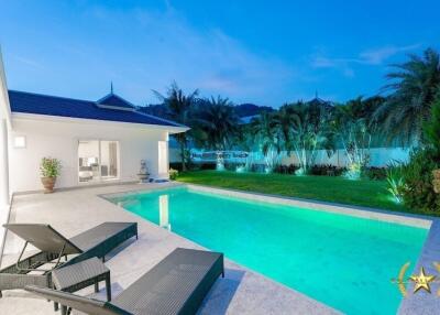 Falcon Hill pool villa in soi 102 Hua Hin for sale