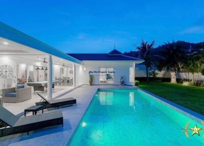 Falcon Hill pool villa in soi 102 Hua Hin for sale