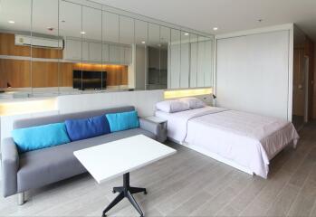 Studio condo for sale and rent at Noble Revo Silom