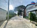 Street view of residential buildings