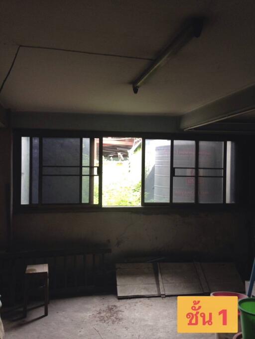 Room with window and outside view