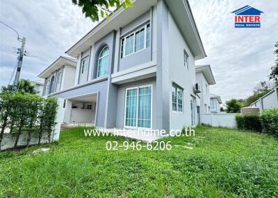 Two-story house with spacious yard