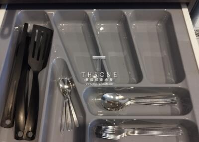 Cutlery drawer in kitchen