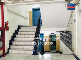 Staircase and hallway in a building