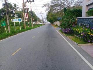 Road adjacent to the property