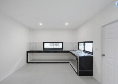 Modern and spacious kitchen with minimalist design
