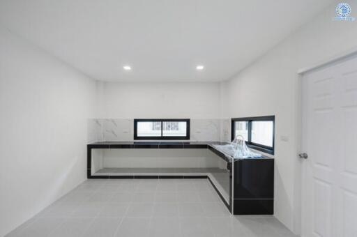 Modern and spacious kitchen with minimalist design