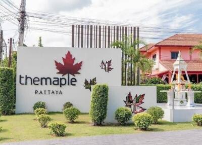 Entrance sign of The Maple Pattaya