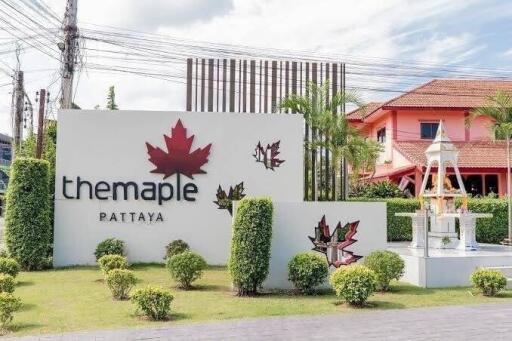 Entrance sign of The Maple Pattaya