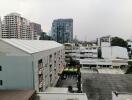 View of multiple residential buildings and cityscape