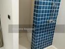 Bathroom with tiled shower area