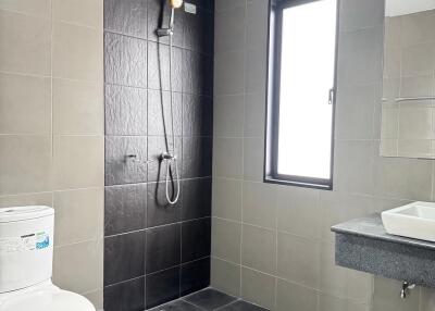 Second bathroom with modern fixtures