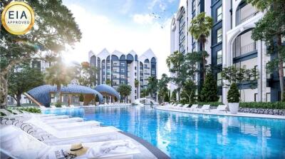 Luxury condominium with swimming pool