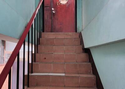 Staircase leading to a door