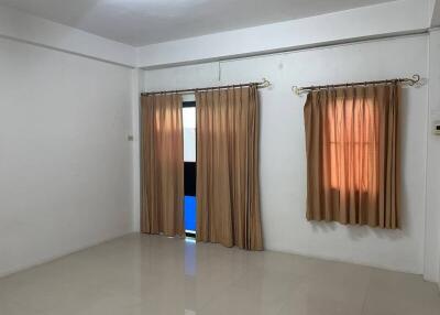 Room with curtains