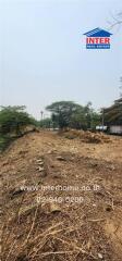 Cleared vacant land with potential for development