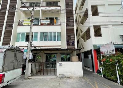 Exterior view of a multi-story residential building