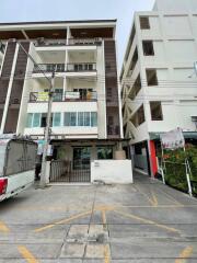 Exterior view of a multi-story residential building