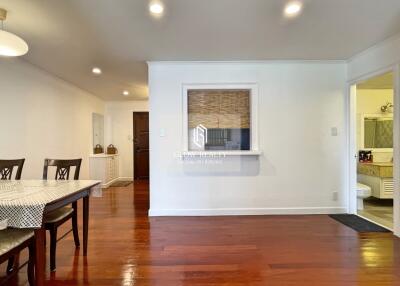 Dining area with view into adjacent rooms