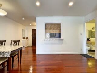 Dining area with view into adjacent rooms