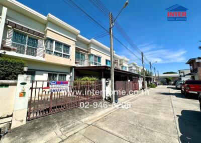 Exterior view of residential buildings