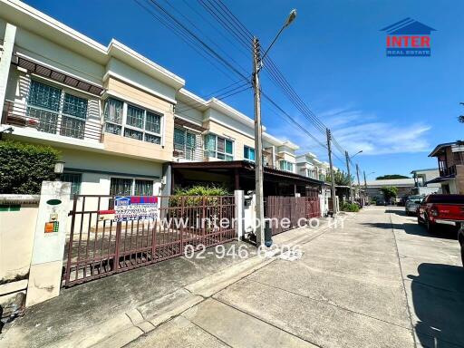 Exterior view of residential buildings